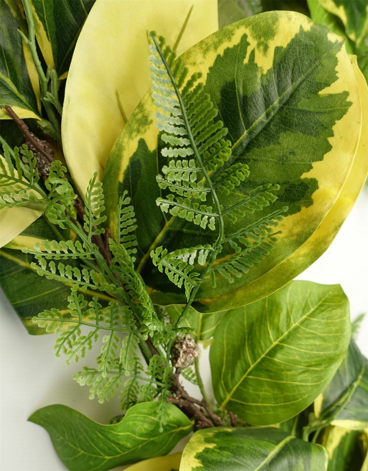 180cm Artificial Garland Trailing Hanging Golden Ficus Plant