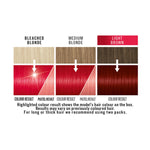 Live Pillar Box Red Semi-permanent Hair Dye, Ultra Brights 092 3 Pk