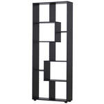 Multipurpose 8 Grid Bookshelf Decorative Shelf | One Size | Black