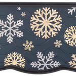 Boot Tray For Shoes And Boots - Snowflake Design