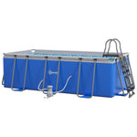 Steel Frame Swimming Pool With Filter Pump And Ladder | Blue