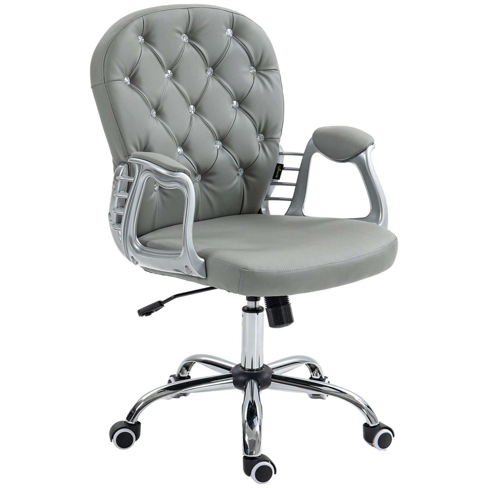 Pu Diamante Padded Office Chair