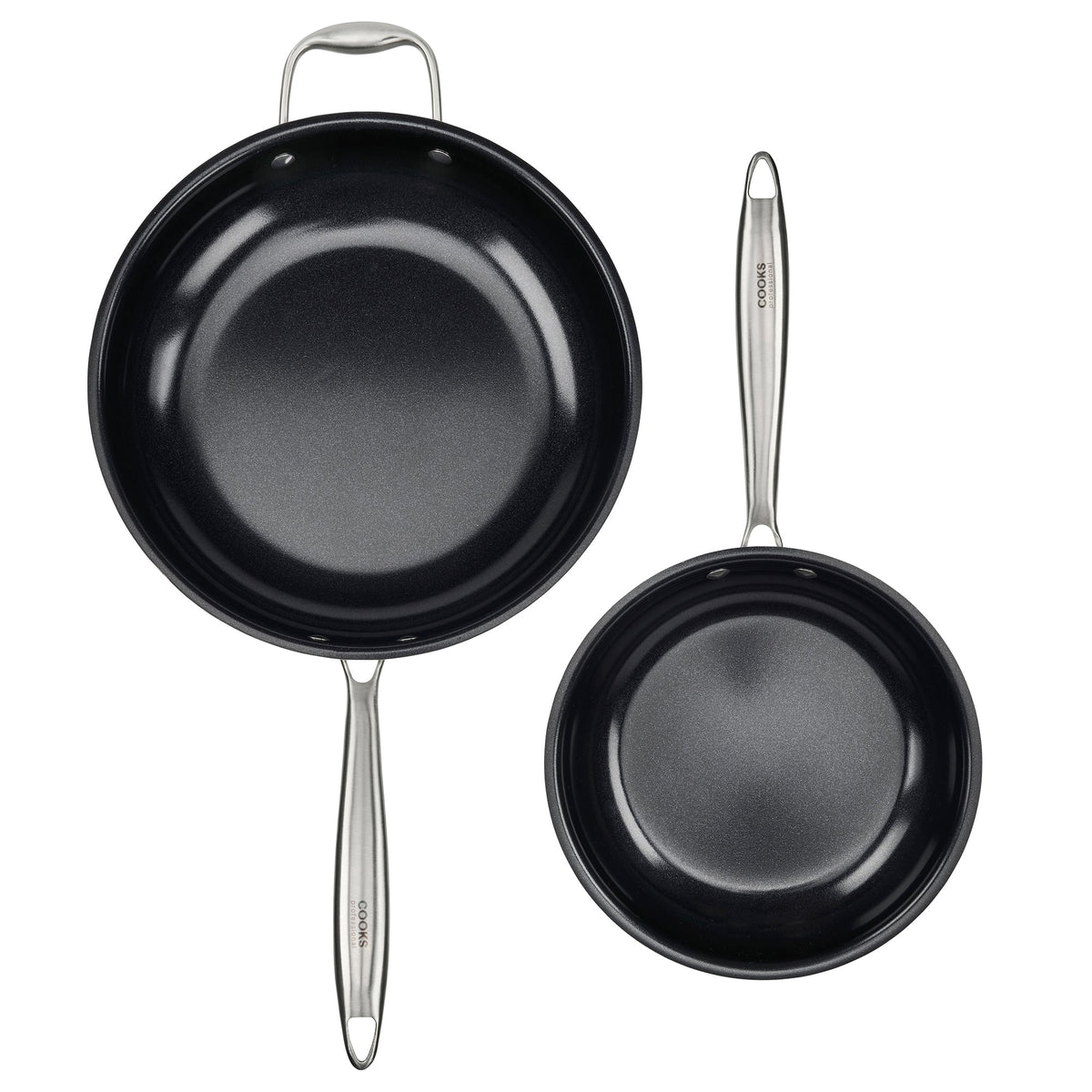 Tri-ply 2 Piece Frying Pan Set - 22cm & 28cm