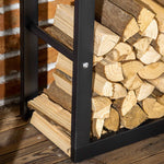Metal Firewood Rack Elevated Design 100H x 60Wcm