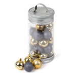 Christmas Village Decorative Bauble Set 30pcs With Storage Bag For Xmas Trees