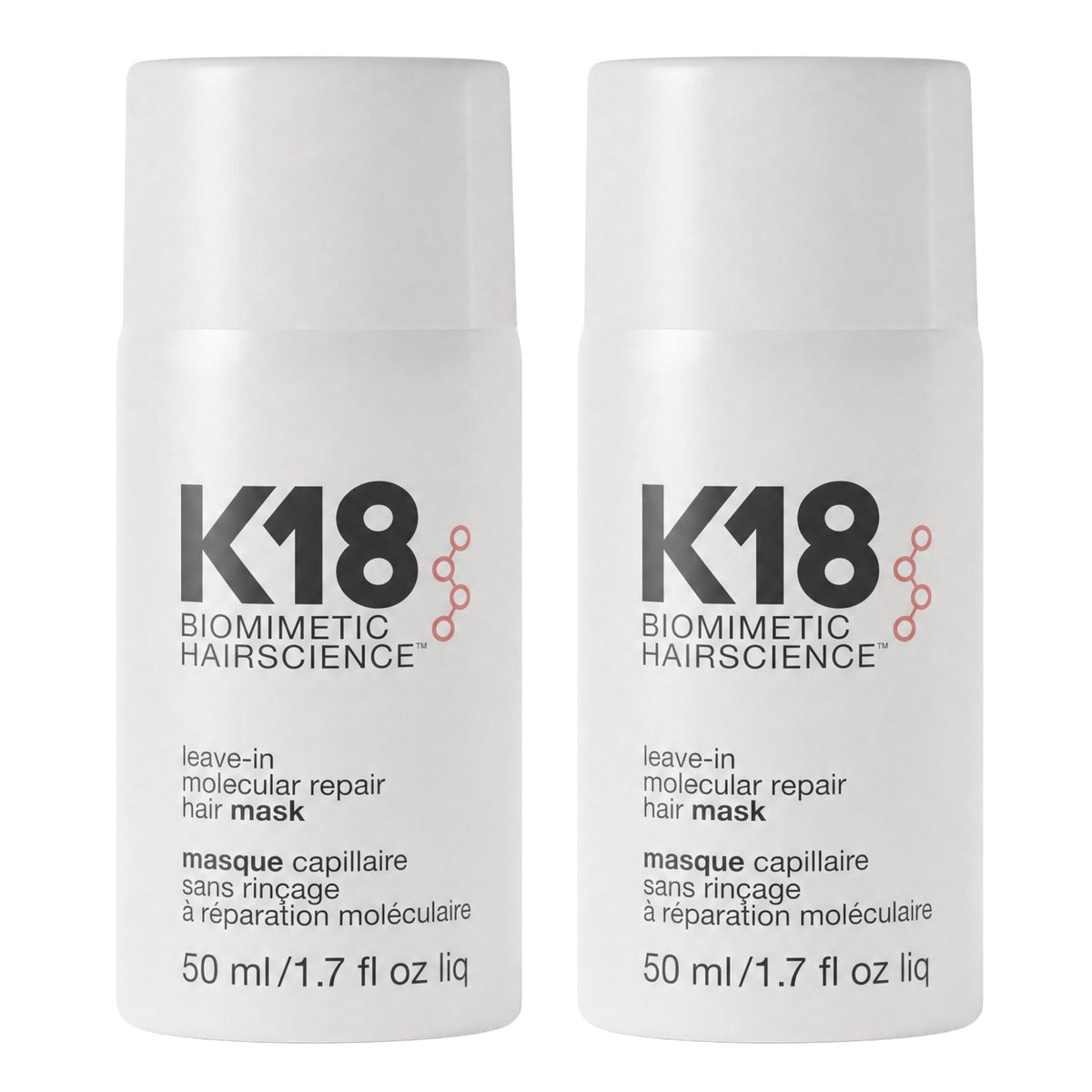 Leave-in Molecular Repair Hair Mask 2x50ml