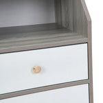 Breeins Modern Dual-drawer Bedside Table Nightstand