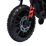 12v Aprilia Licenced Kids Electric Motorbike With Training Wheels | Red