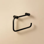 Paper Holder/towel Rack Matt Black Logic