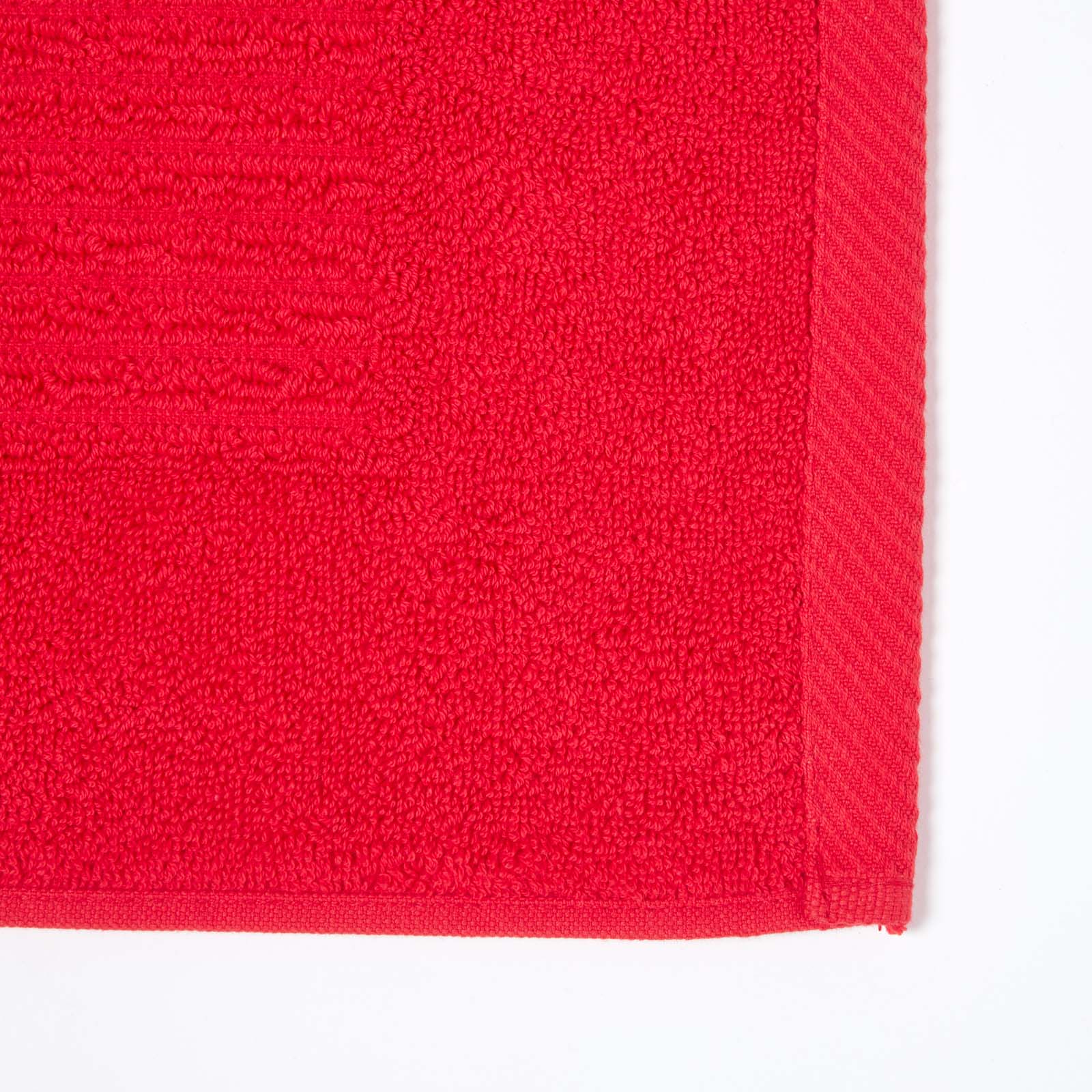 Imperial Plain Turkish Cotton Bath Mat | 50 x 80cm | Red