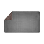 Reversible Pvc Shower Mat In Dual-colour | 40 x 60cm | Brown & Grey