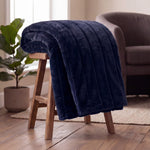 Hockley Faux Fur Throw | 130cm x 150cm | Midnight