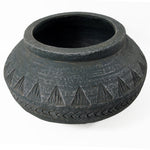 X 40cm Large Grey Gliese Triangle Planter 21cm