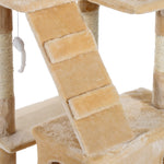 Cat Tree Scratcher Activity Centre, Condo Scratching Post Toy Bed | Cream
