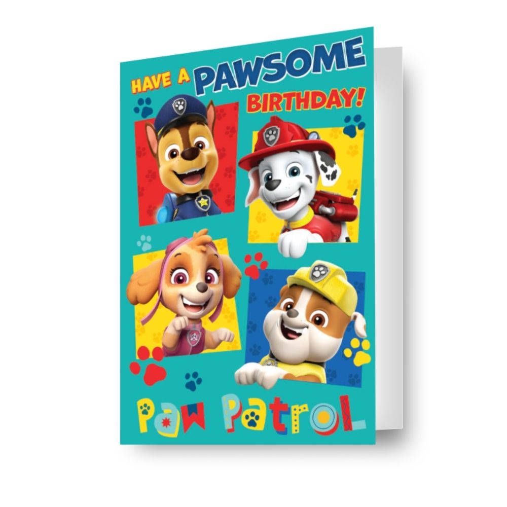 Paw Patrol Lenticular 3d-effect Card Official Product