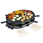 Electric Raclette Grill With Metal Plate