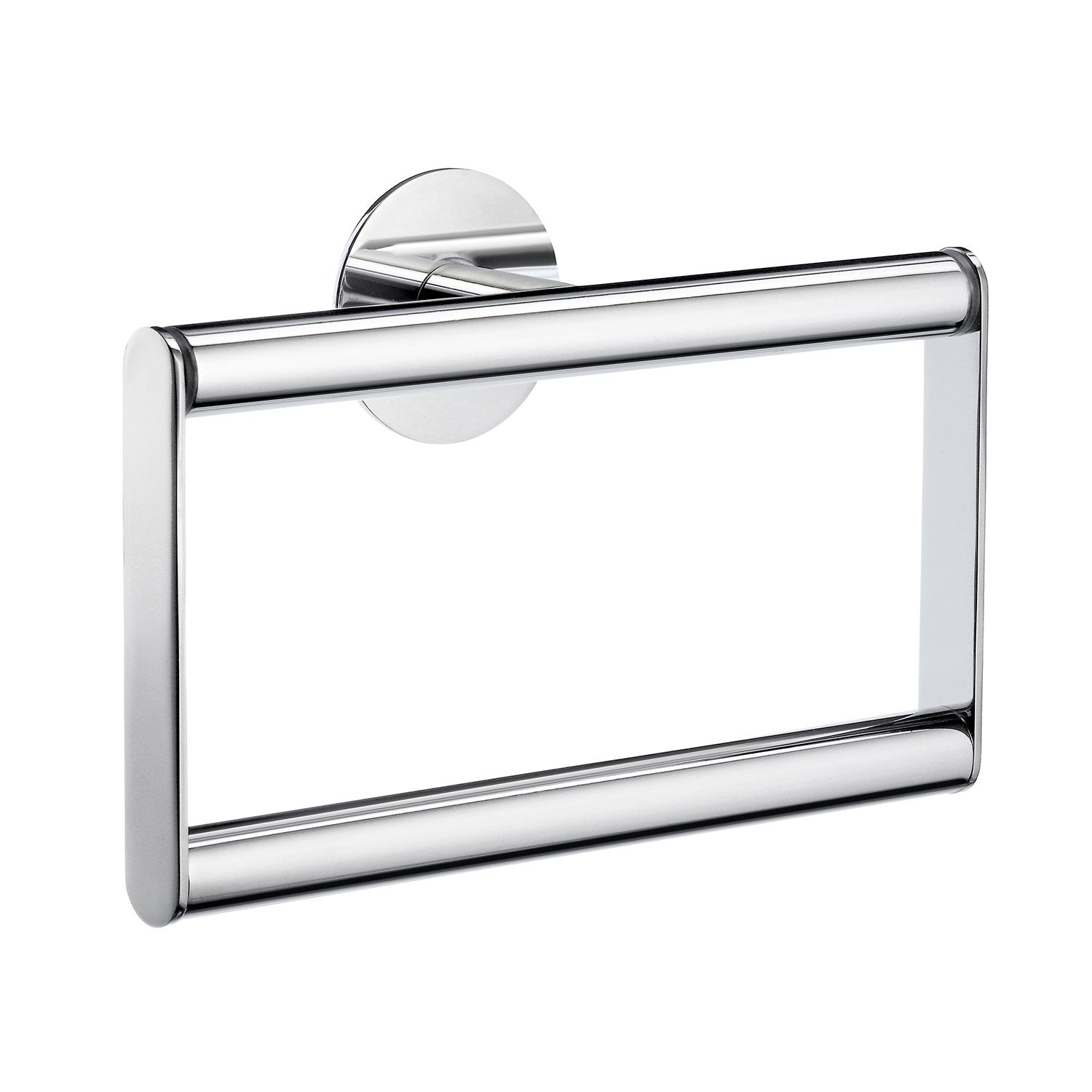 Stainless Steel Towel Ring Self Adhesive Wall Mounted | Polished Chrome
