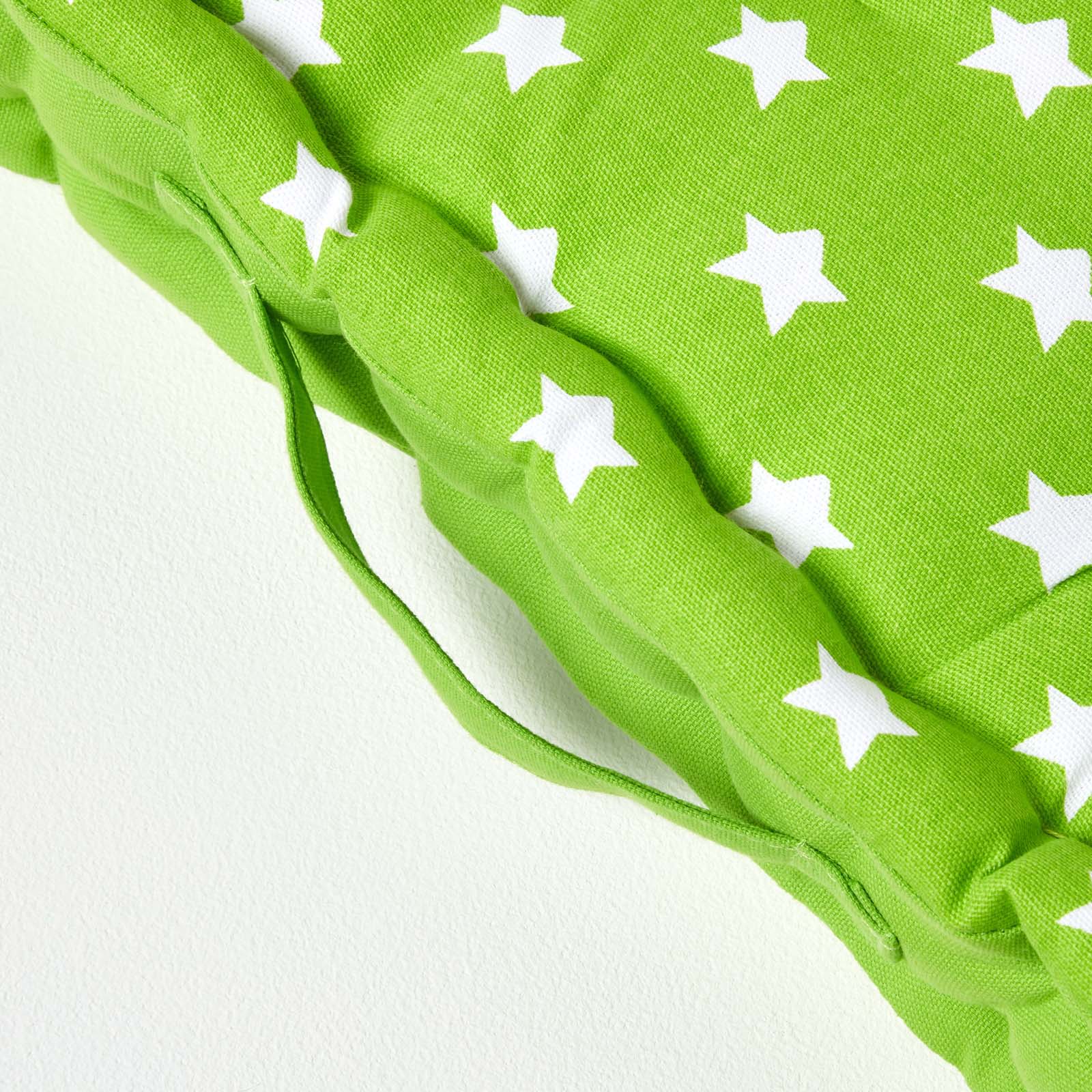 Cotton Stars Floor Cushion | 50cm x 50cm | Green