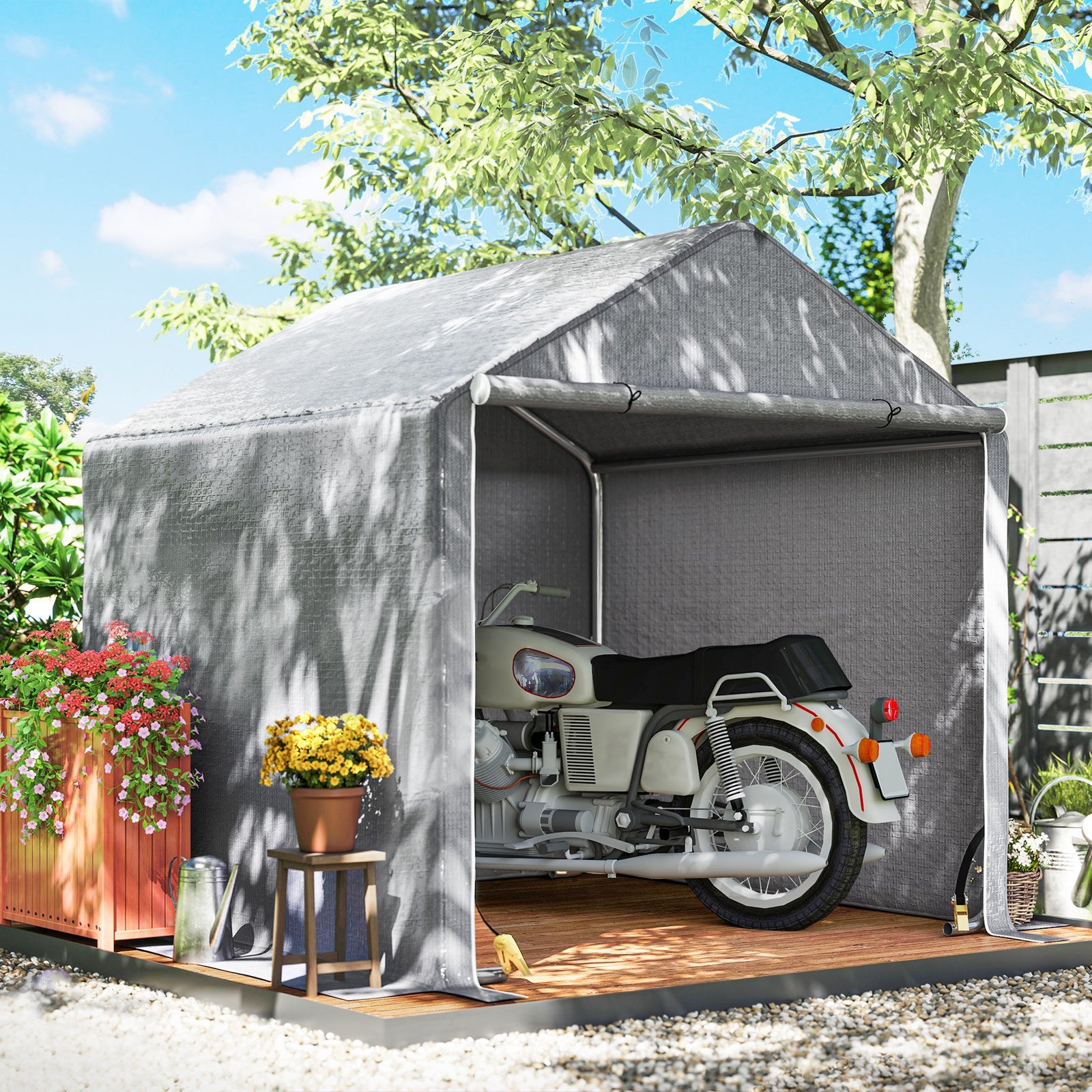 2x2x2m Garden Shed Tent, Waterproof & Uv-resistant