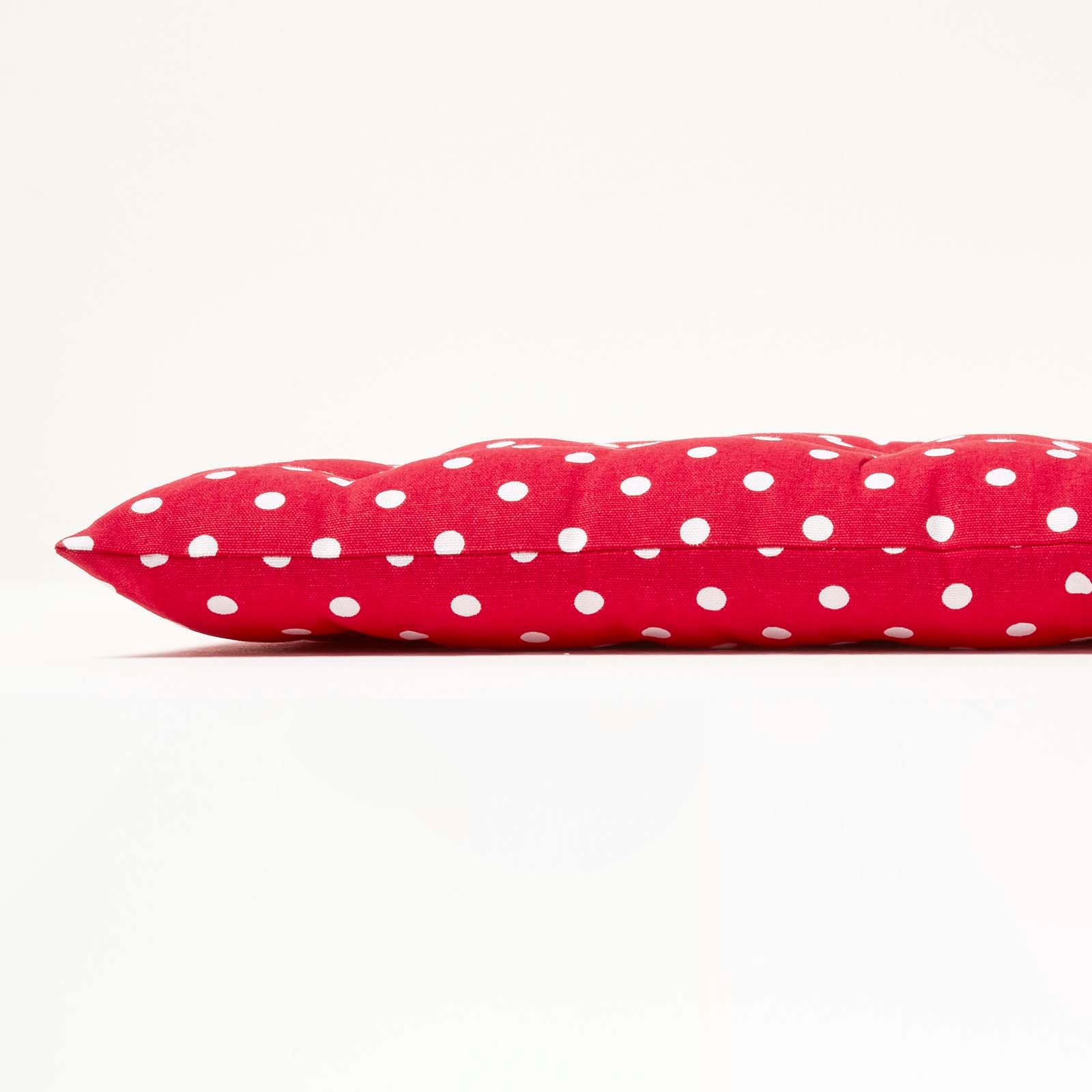 Red Polka Dot Bench Cushion 2 & 3 Seater | 3 | Red