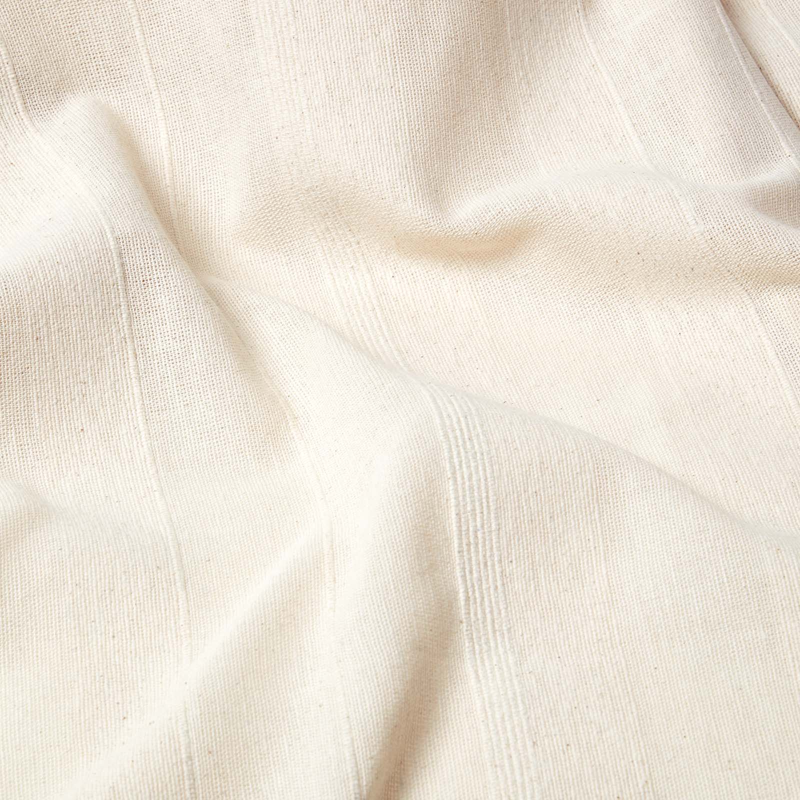 Cotton Rajput Ribbed Throw | 255cm x 360cm | Natural