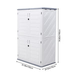 Outdoor Resin Large Storage Shed