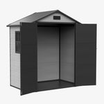 Breeins 6 X 4 Ft Garden Plastic Storage Shed