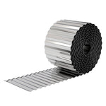 Metal Lawn Edging Border, 8 In X 21.3 Ft Garden Edging | Silver