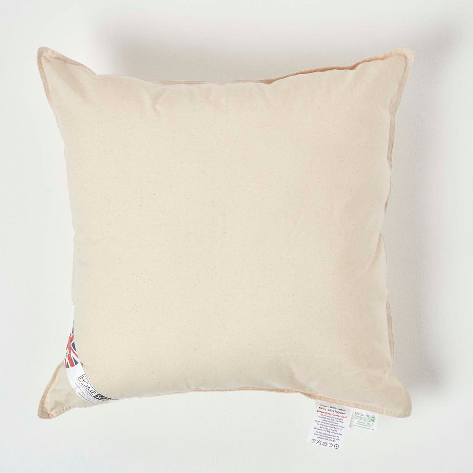 Organic Cotton Cushion Pad | 45cm x 45cm | Beige