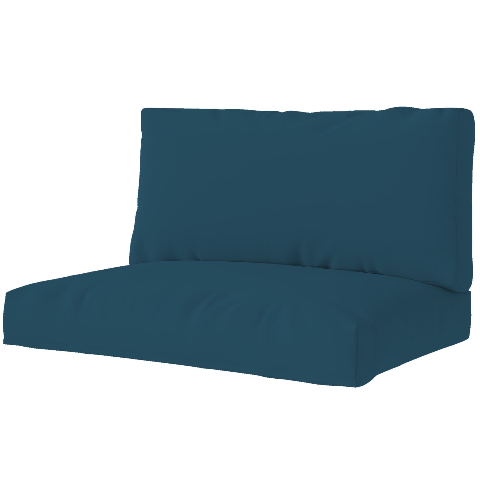 2 Seat Pallet Cushions 20cm Thick Outdoor Seat Pads | Navy Blue