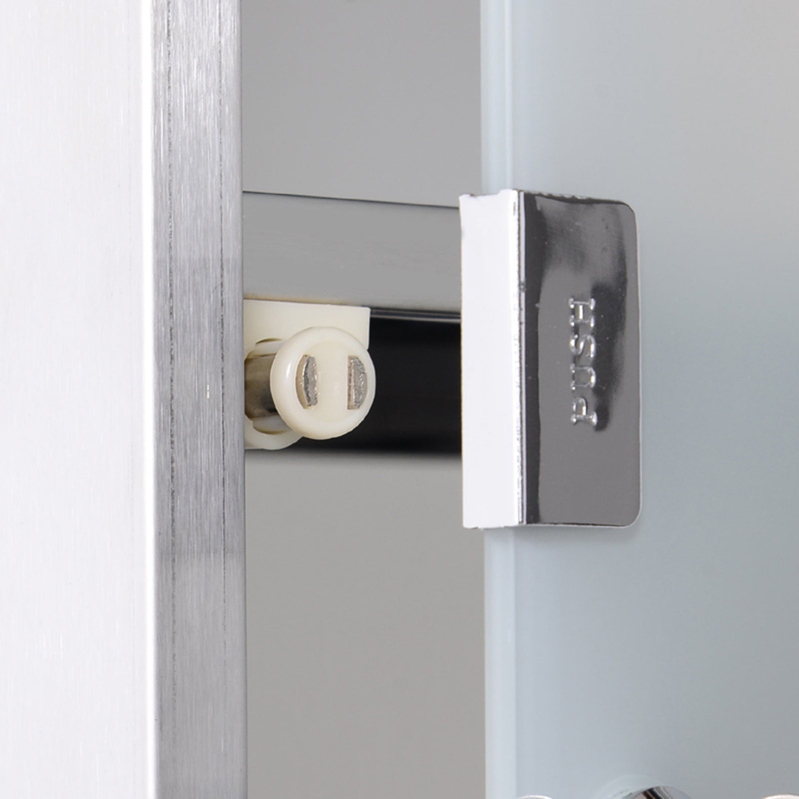 Wall Mounted Medicine Cabinet First Aid  Glass Door Lockable