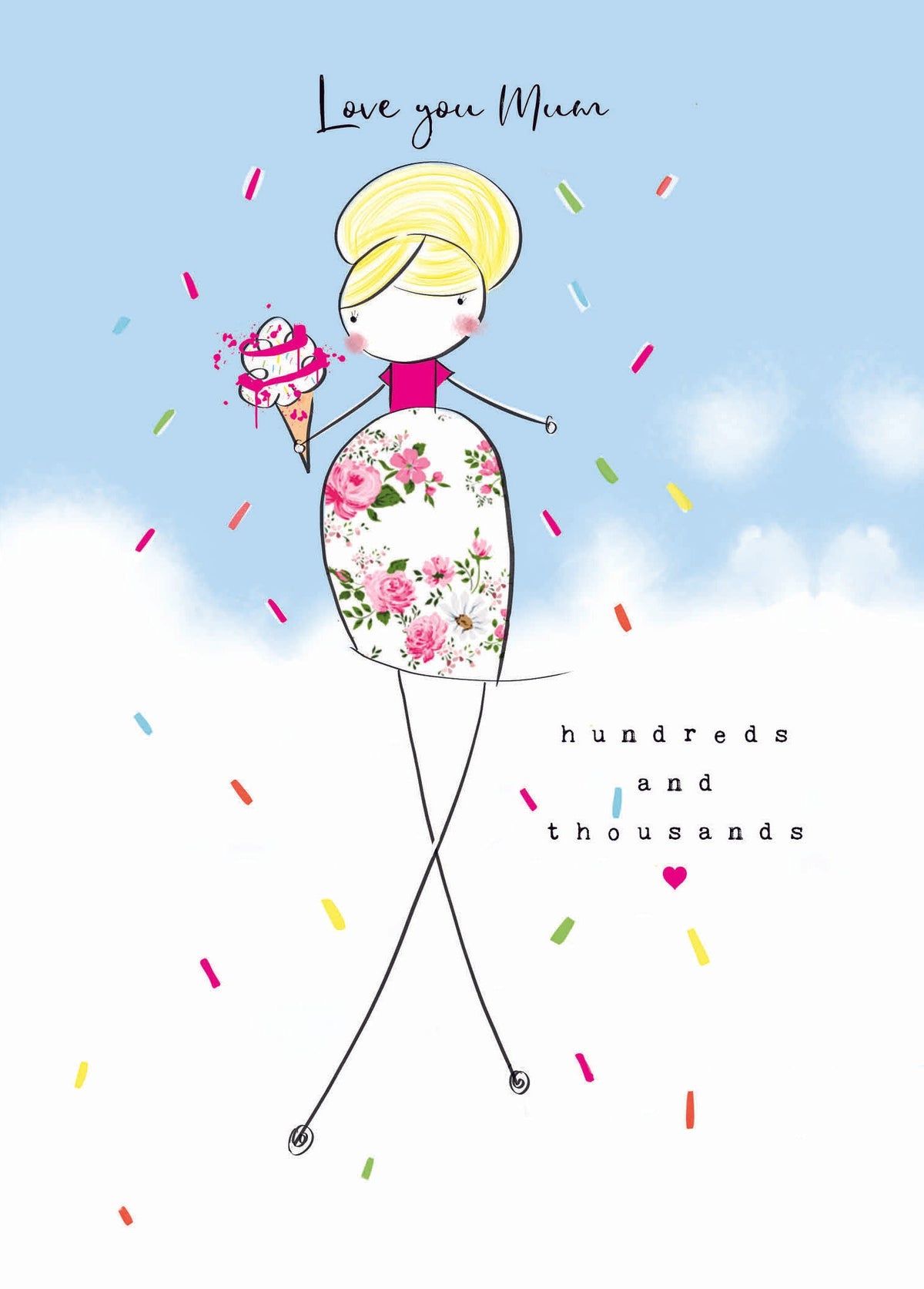 Love You Mum' Mother's Day Card Official Product