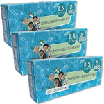 Compostable Resealable Zip Lock Bags Small  0.5 Litre | Set of 3 | White
