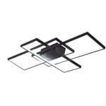 Neutral Style Rectangular Led Semi Flush Ceiling Light