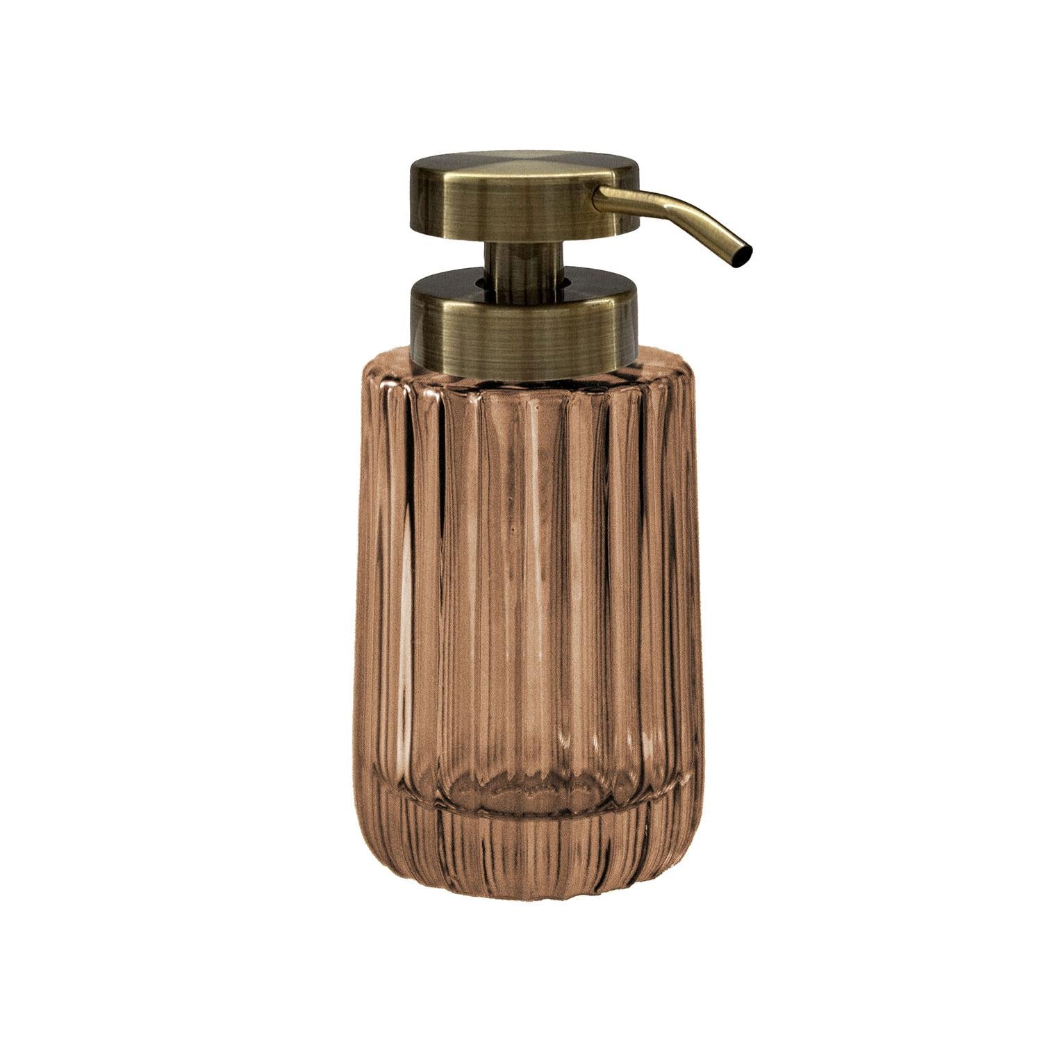 Soap Dispenser, 300ml, Resistant Glass, Lido Collection | Rose
