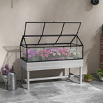 Raised Garden Bed With Greenhouse Vent