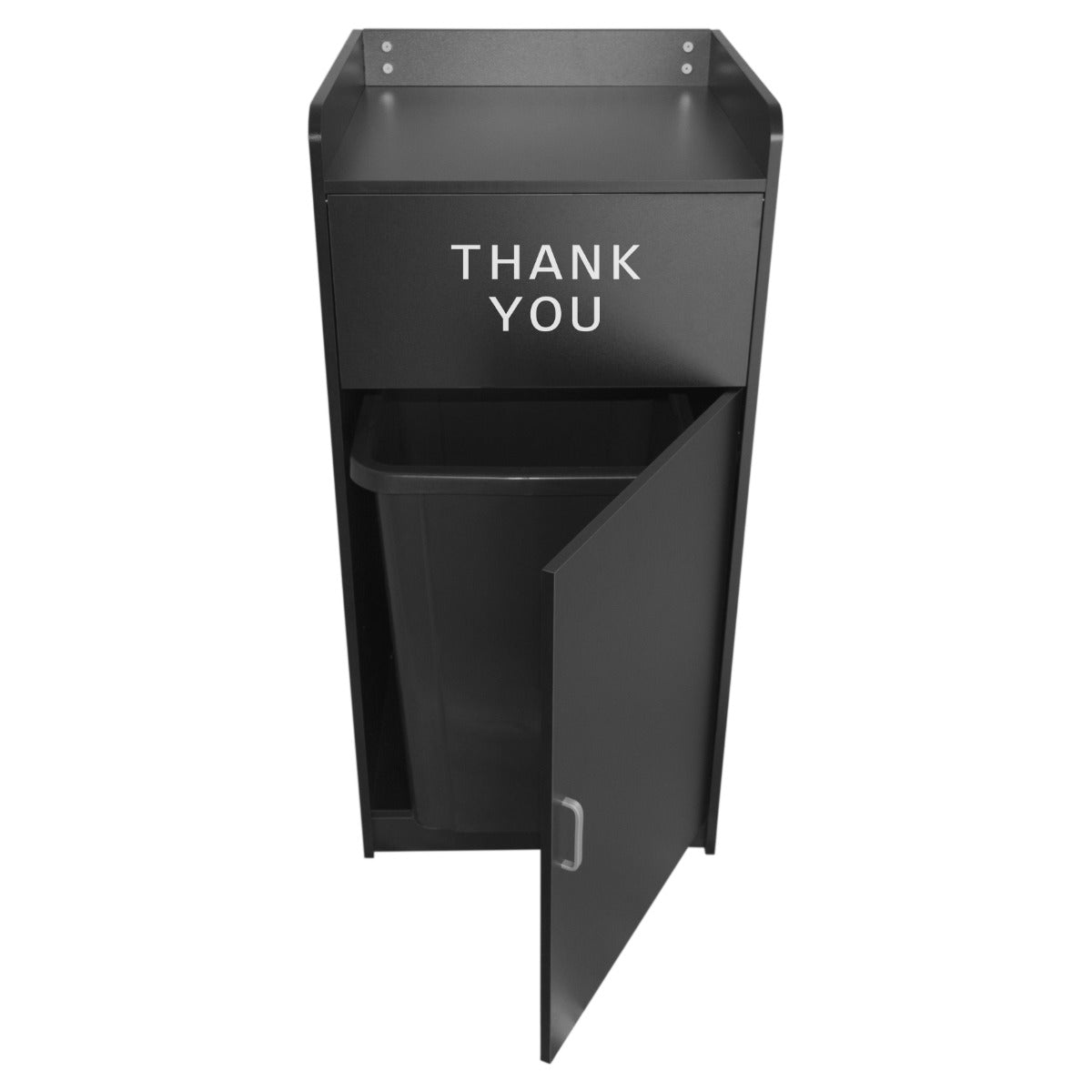 Wooden Litter Bin & Tray Stand | Black