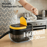 Steam Cleaner High Pressure Cleaning Machine Adjustable 1500w For Home | Black