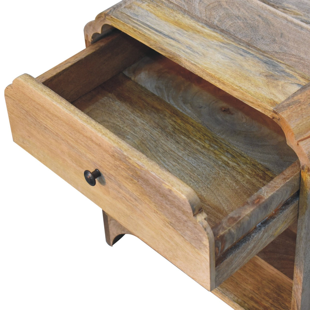 Solid Wood Newton Open-shelf Bedside