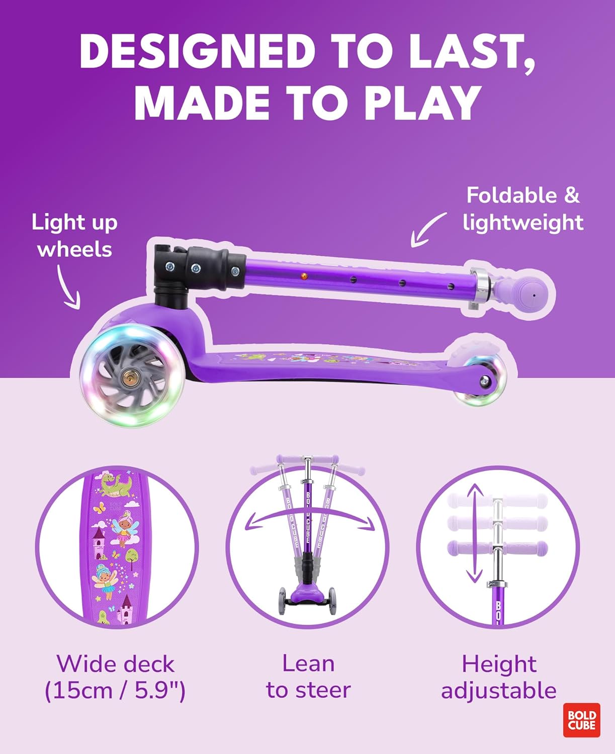Teeny Fold 3 Wheel Scooter