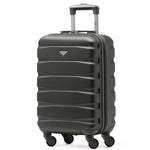 55x35x20cm Cabin Carry On Suitcase Hard Shell Overhead Luggage 100+ Airlines Approved | Cabin | Charcoal