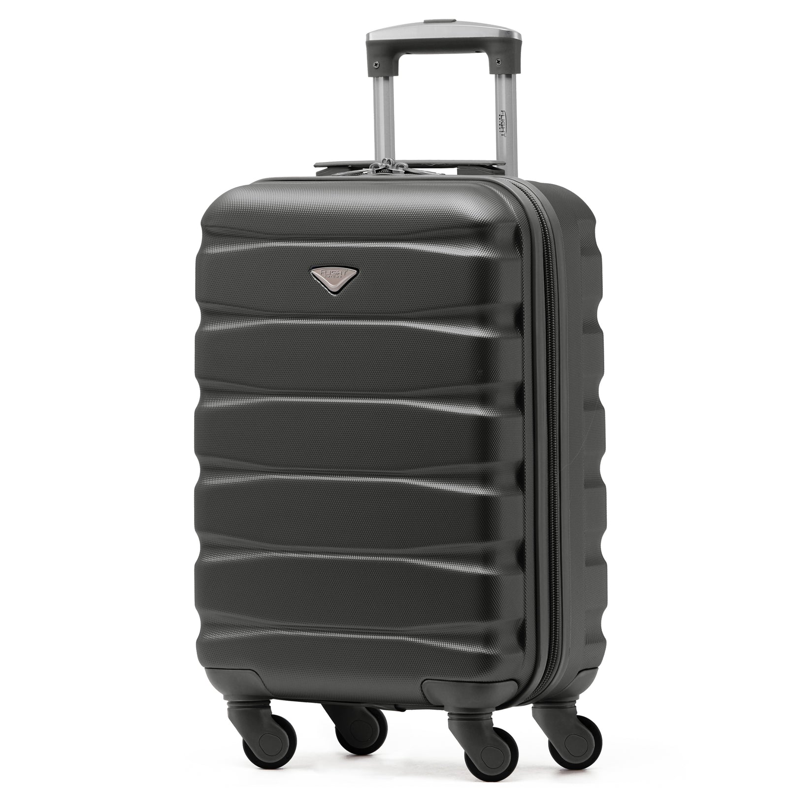 55x35x20cm Cabin Carry On Suitcase Hard Shell Overhead Luggage 100+ Airlines Approved | Cabin | Charcoal