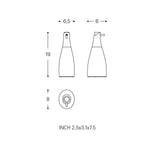 Soap Dispenser 300ml, Matt White, Unique Design, Saku Collection