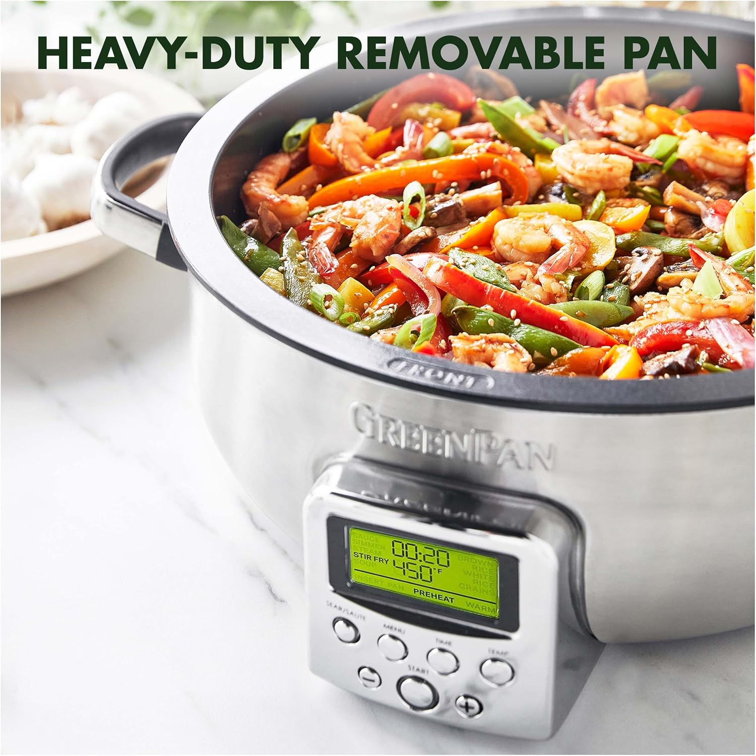 Elite Omnicooker, Pfas Free Ceramic Non-stick With 5.6l Capacity | Silver
