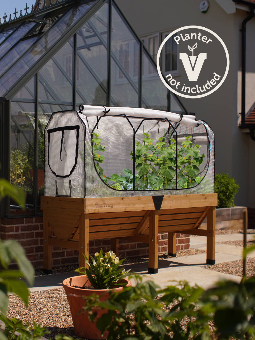 Medium Classic Greenhouse Frame & Multi-cover Set