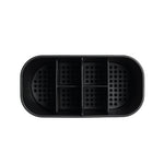 Recycled Large Bathroom Caddy - Six compartments -  Easy to clear removable parts - Made in the UK | Graphite Black