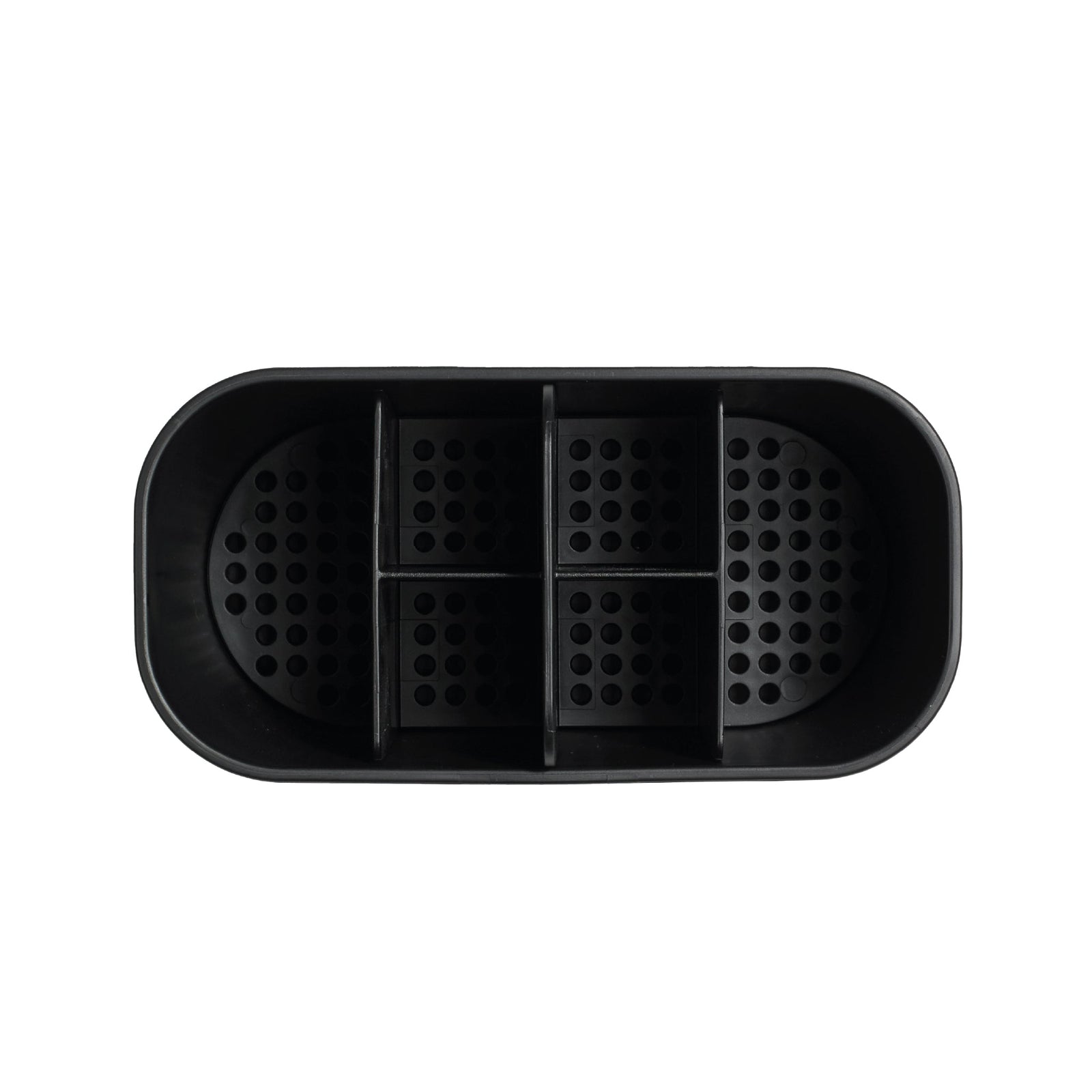 Recycled Large Bathroom Caddy - Six compartments -  Easy to clear removable parts - Made in the UK | Graphite Black