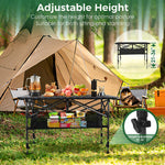 Portable Folding Camping Table | King | Black