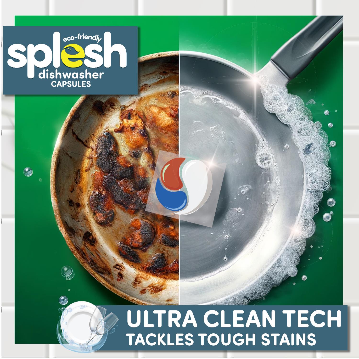 3 In 1 Ultimate Dishwasher Tablets, Lemon Scent 300 Capsules