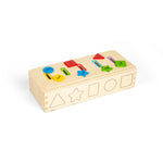 Wooden Numbers & Shapes Sorter Box